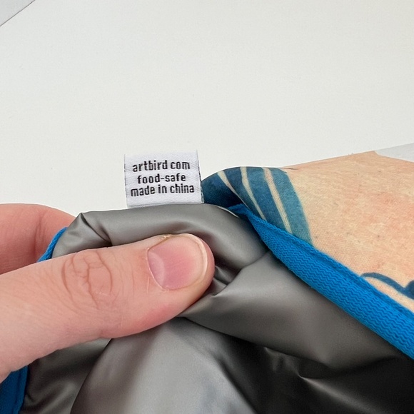 2 PACK ArtBird "Sweet Tats" Nuts and Bolts Bag Insulated Food Safe Storage Pouch - Picture 7 of 9